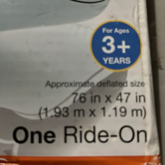 Intex WHALE Ride On Pool Float #58561EP NEW - Picture 2 of 3